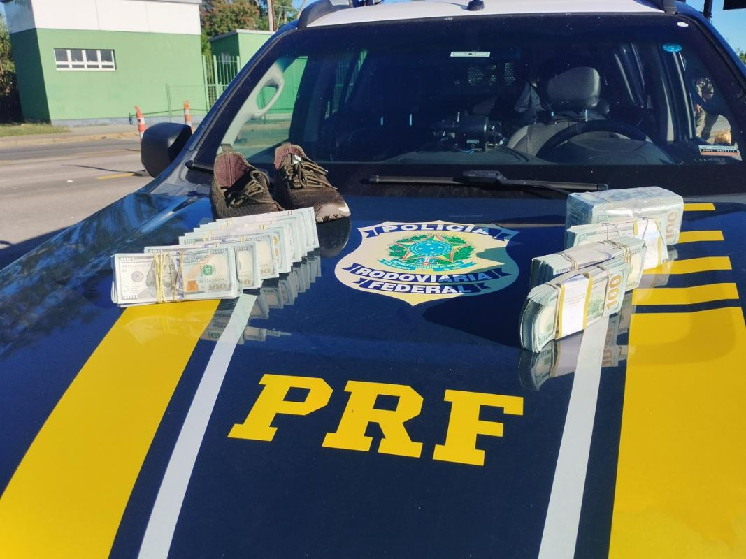 PRF PRENDE TRAFICANTES E APREENDE DROGAS, CELULARES, DINHEIRO, ARMA E PRODUTOS ILEGAIS DURANTE OPERAÇÃO FRONTEIRA NO RS
