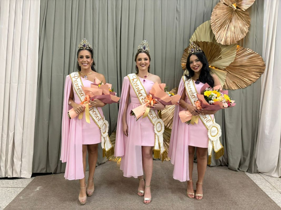 ANDRESSA, BRUNA E NANDA FORMAM A CORTE DA EXPOSOL 2027