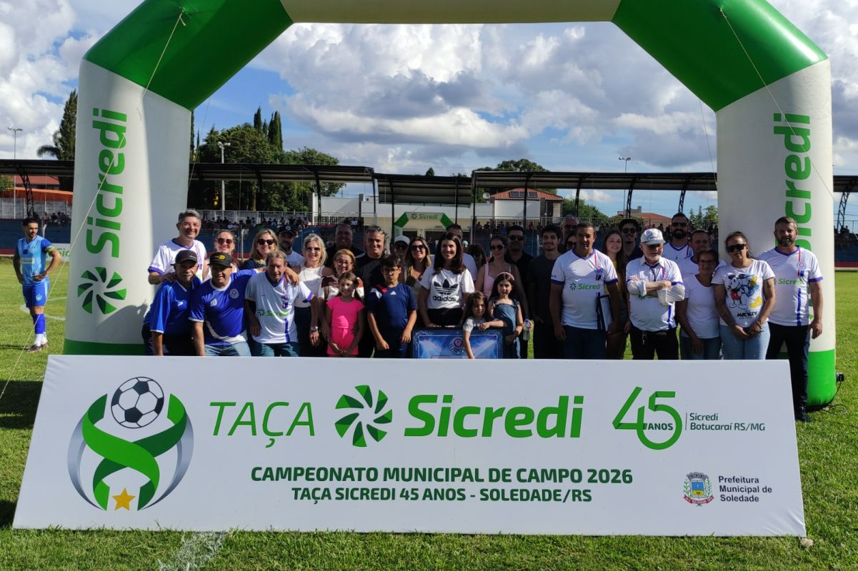 CAMPEONATO MUNICIPAL DE FUTEBOL DE CAMPO 2026 TEM INÍCIO NO ESTÁDIO ALDO GONÇALVES PORTO