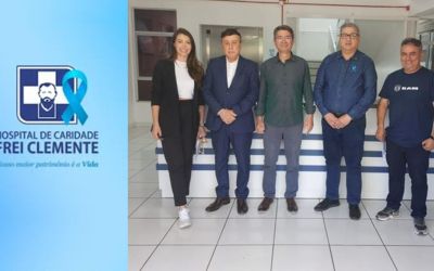 PRESIDENTE DO HOSPITAL RECEBE PREFEITO ELEITO CATTANEO