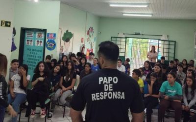POLÍCIA CIVIL REALIZA “PAPO DE RESPONSA” EM ESCOLA MUNICIPAL DE SOLEDADE