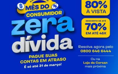 DIVIDAS ATRASADAS TERÃO DESCONTOS NO ACERTO COM A CORSAN