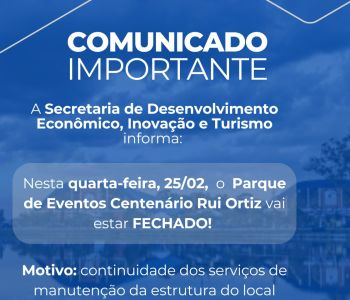 PREFEITURA INFORMA COMUNICADO IMPORTANTE