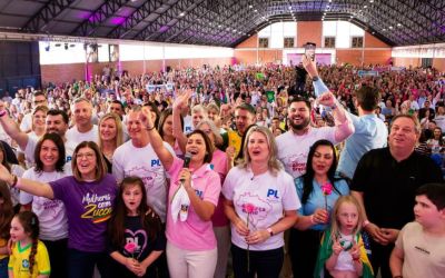 Michelle Bolsonaro reúne mais de 3.400 mulheres em grande encontro do PL Mulher em Soledade