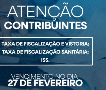 ATENÇÃO, CONTRIBUINTES DE SOLEDADE!