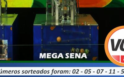 TRÊS APOSTAS ACERTAM AS SEIS DEZENAS DA MEGA-SENA