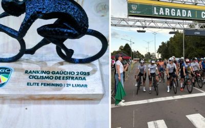 ATLETA DE SOLEDADE, CRISTIANE, É VICE-CAMPEÃ GAÚCHA NA CATEGORIA ELITE EM PROVA REALIZADA EM DESVIO MACHADO
