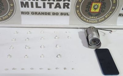BRIGADA MILITAR PRENDE INDIVÍDUO POR TRÁFICO DE DROGAS 